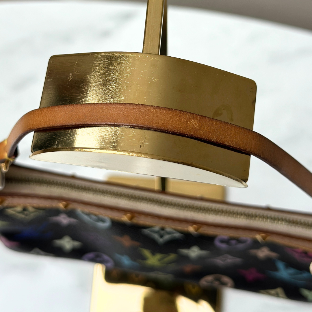 Louis Vuitton Black Multicolor Pochette Kelly's Authentic Boutique