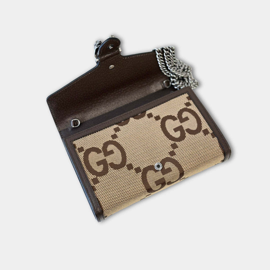Gucci GG Jumbo Dionysus wallet on chain Kelly's Authentic Boutique