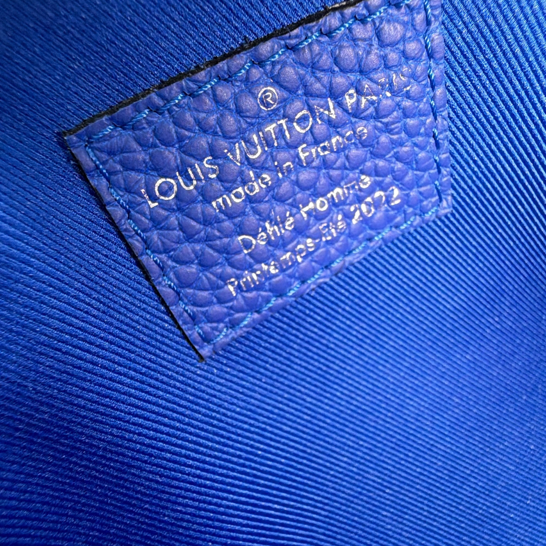 Microchipped Louis Vuitton Limited Taurillon Clemence Illusion Keepall XS Bag Kelly's Authentic Boutique