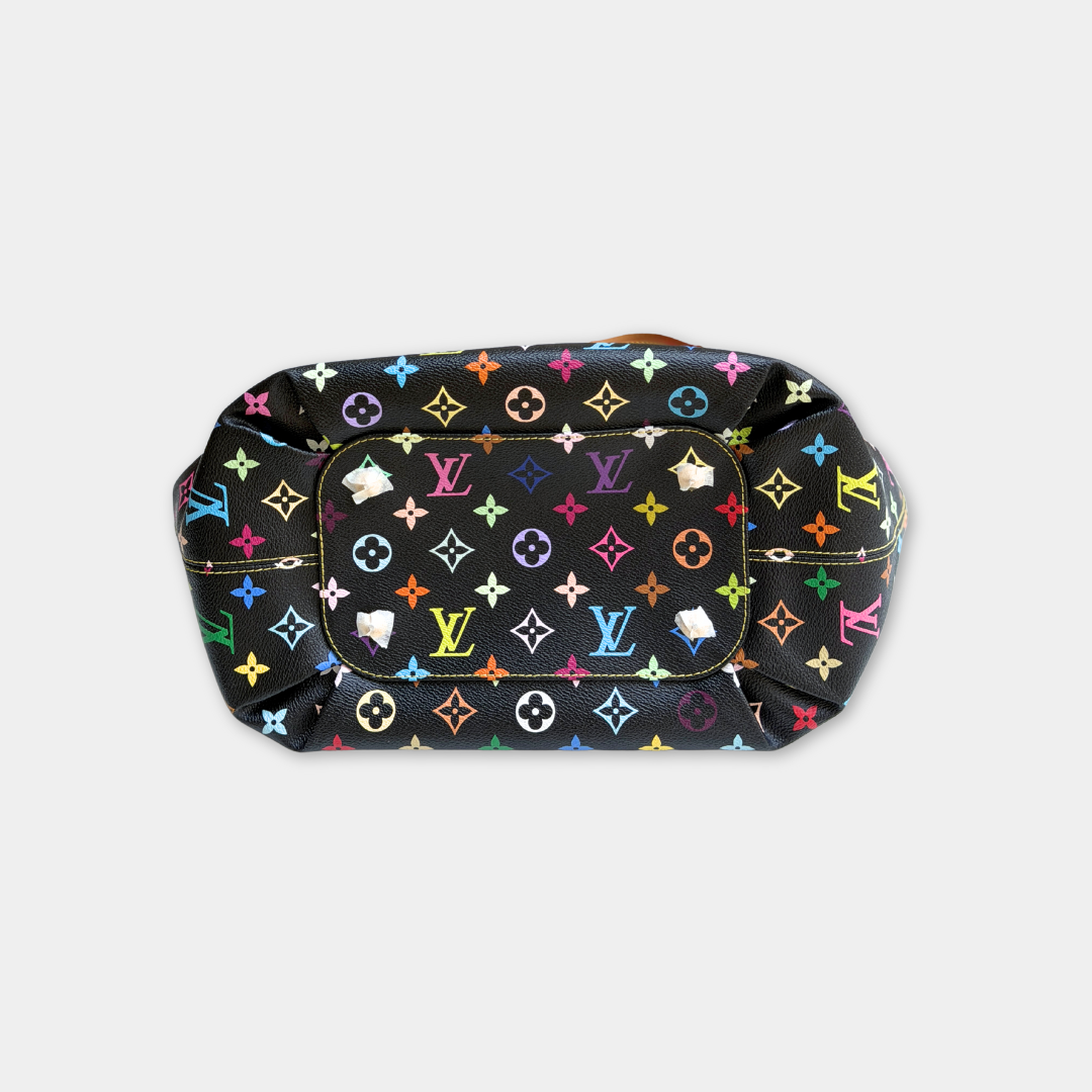 Louis Vuitton Takashi Murakami Black Multi-colour Annie GM Tote Kelly's Authentic Boutique