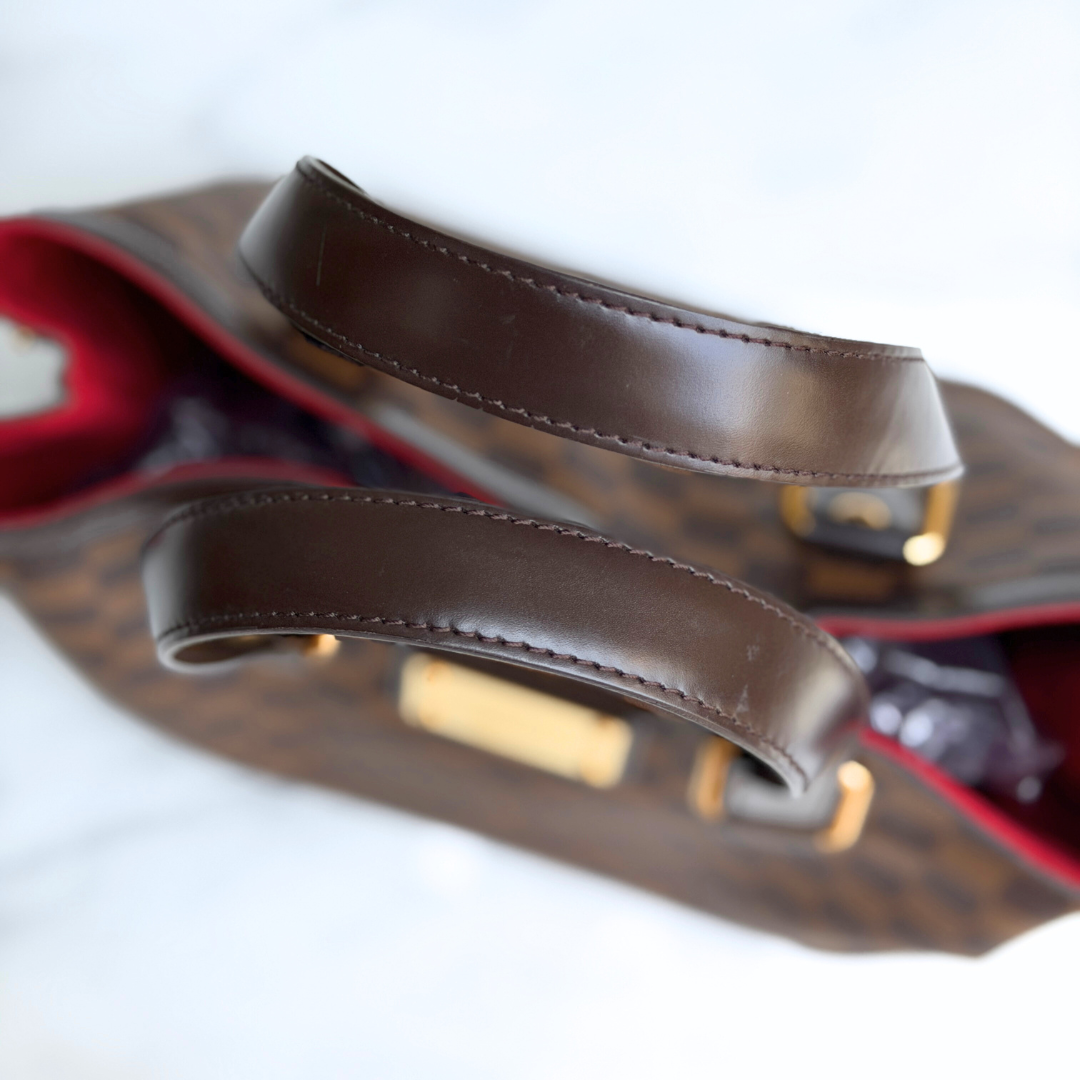 Louis Vuitton Damier Ebene Hampstead PM Tote Kelly's Authentic Boutique