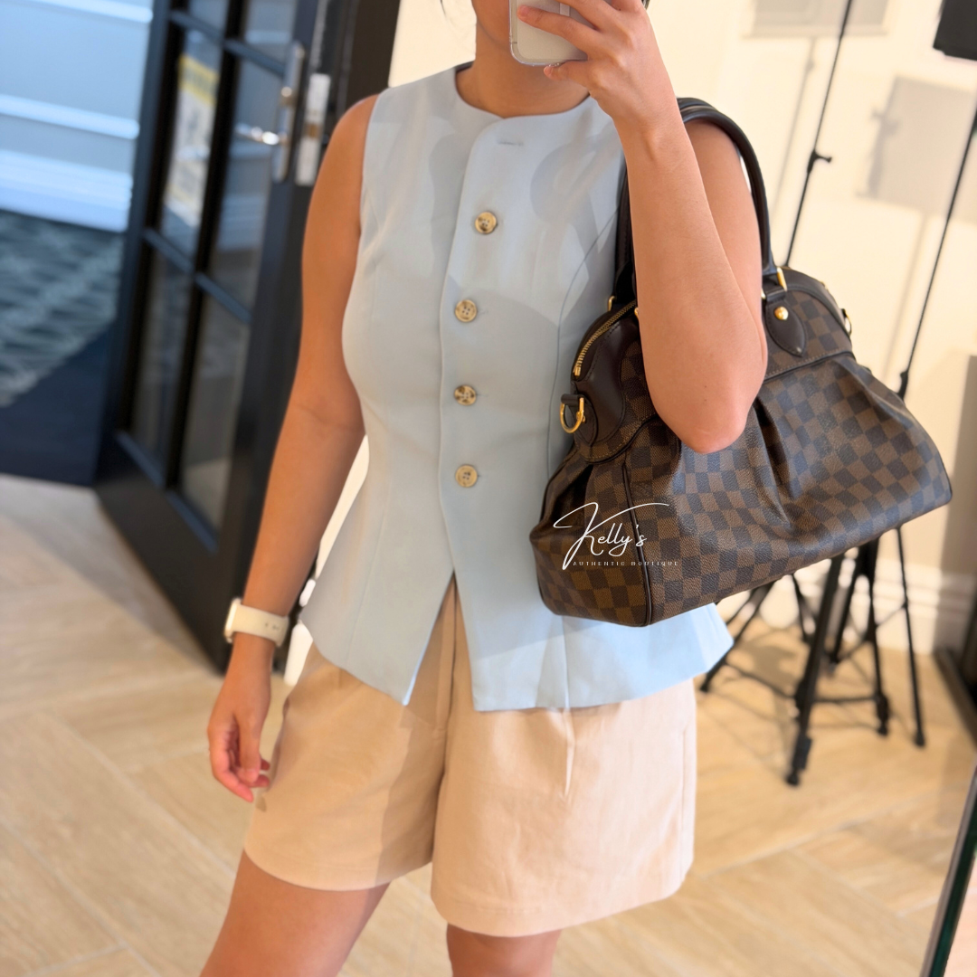 Louis Vuitton Damier Ebene Trevi PM Bag Kelly's Authentic Boutique