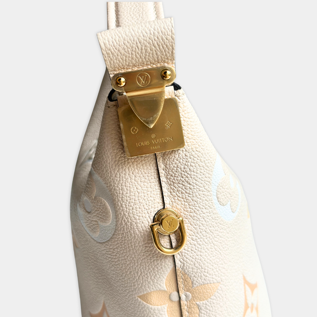 Louis Vuitton Marshmallow Cream By The Pool Hobo Bag Kelly's Authentic Boutique
