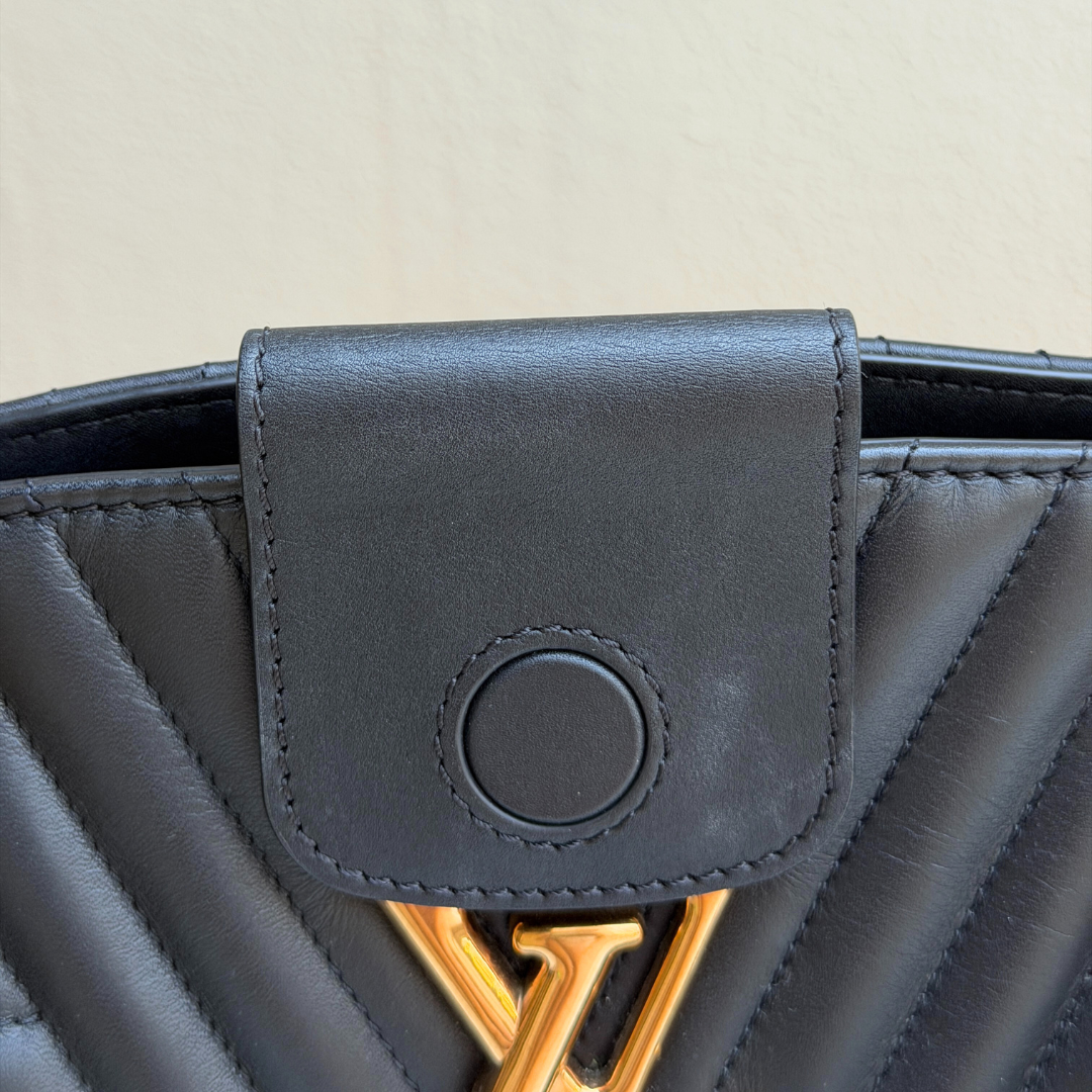 Louis Vuitton Black New Wave Chain Tote Kelly's Authentic Boutique