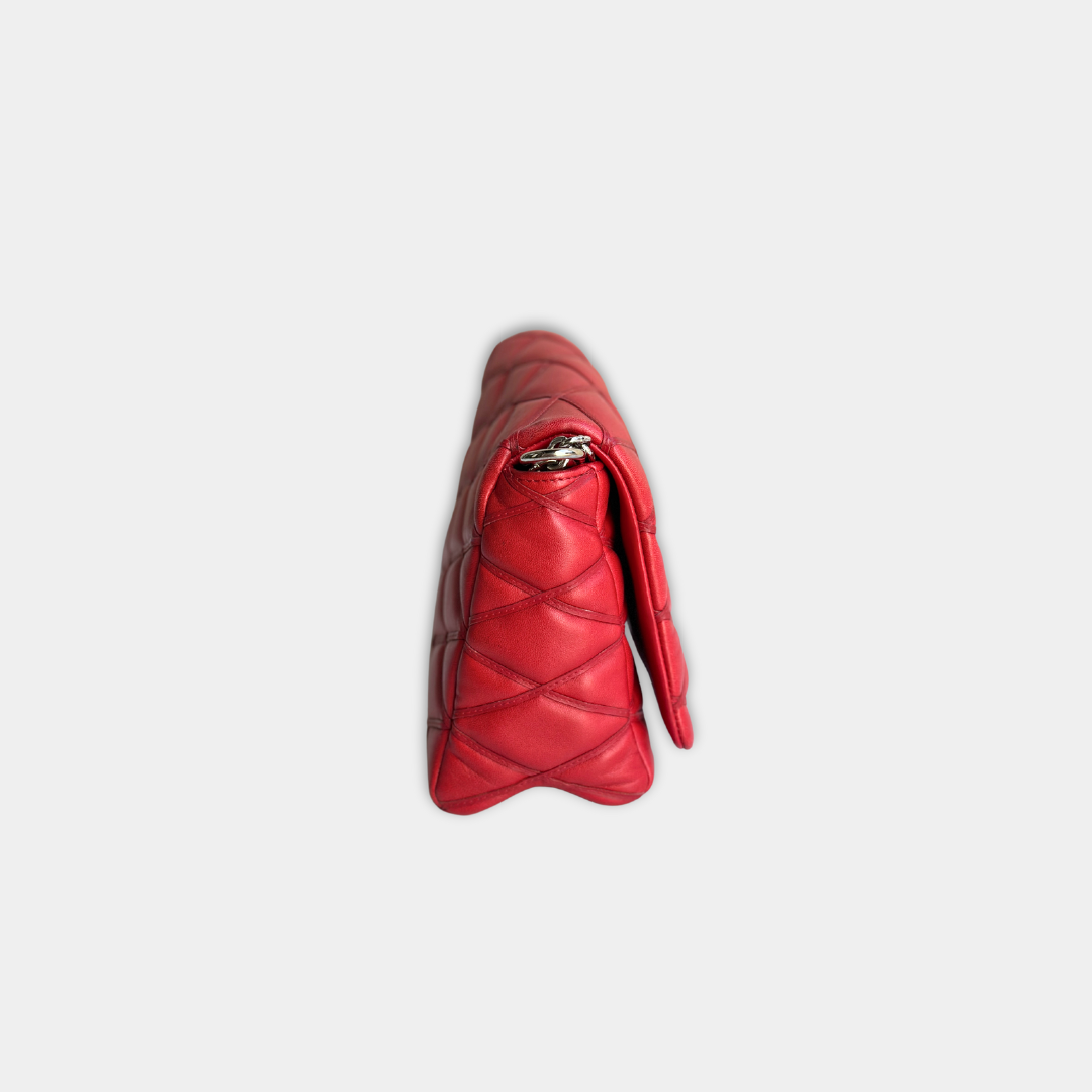 Louis Vuitton Red Malletage Twist GO-14 MM Shoulder Bag Kelly's Authentic Boutique
