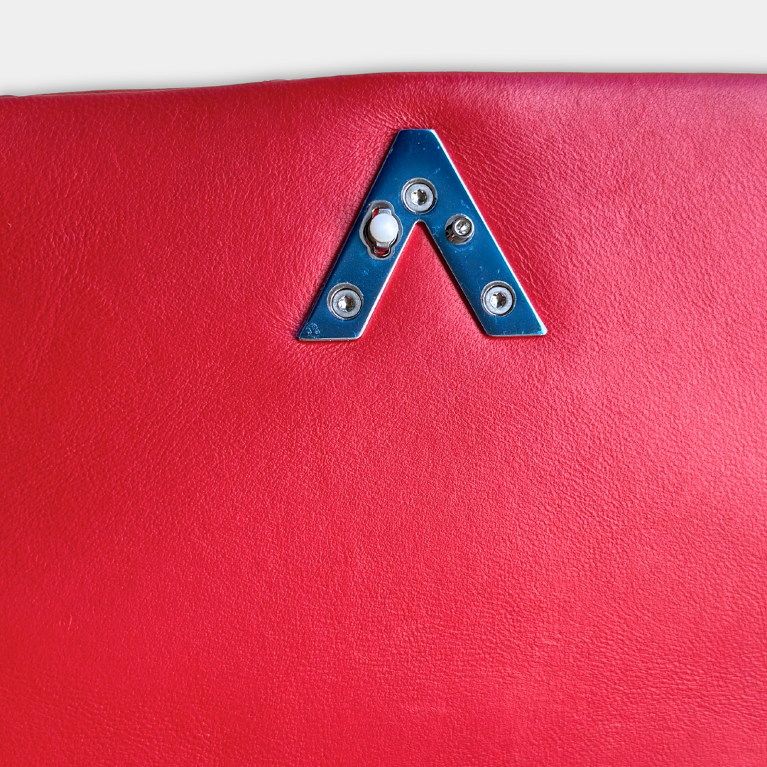 Louis Vuitton Red Malletage Twist GO-14 MM Shoulder Bag Kelly's Authentic Boutique