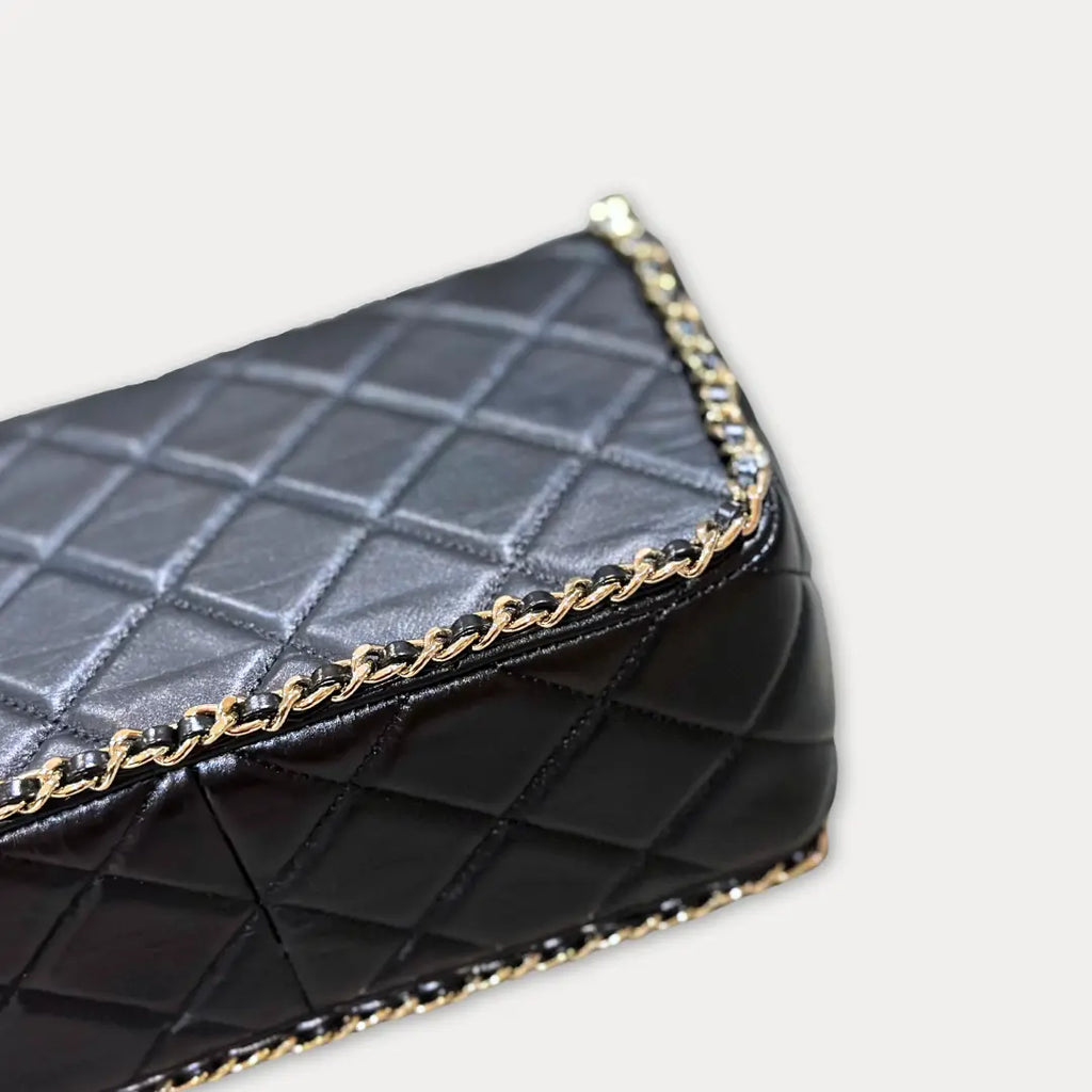 Chanel Running Chain Around Lambskin Medium Flap Bag Kelly's Authentic Boutique