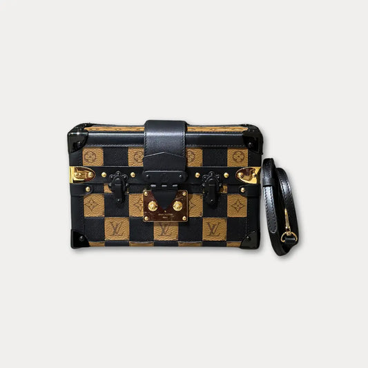 Louis Vuitton Petite Malle Damier Tressage Monogram Handbag