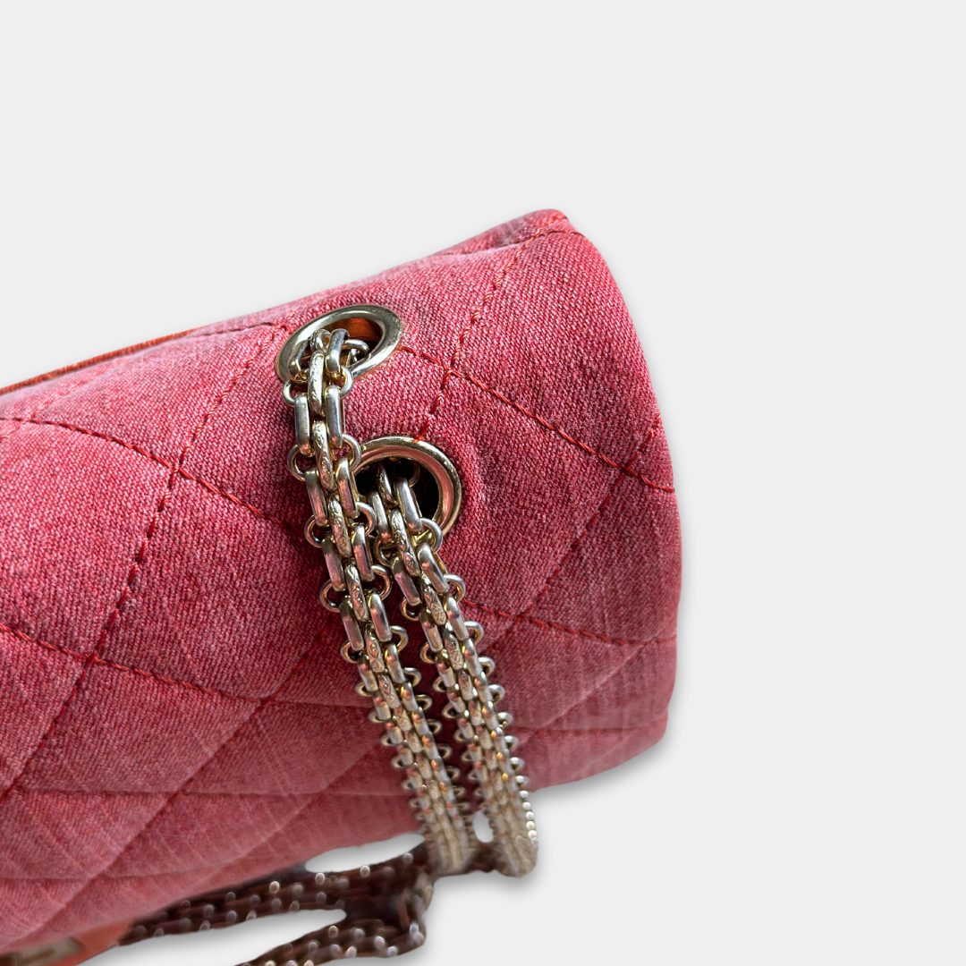 Chanel Jumbo 2.55 Reissue Double Fabric Multicolour Flap Bag Kelly's Authentic Boutique