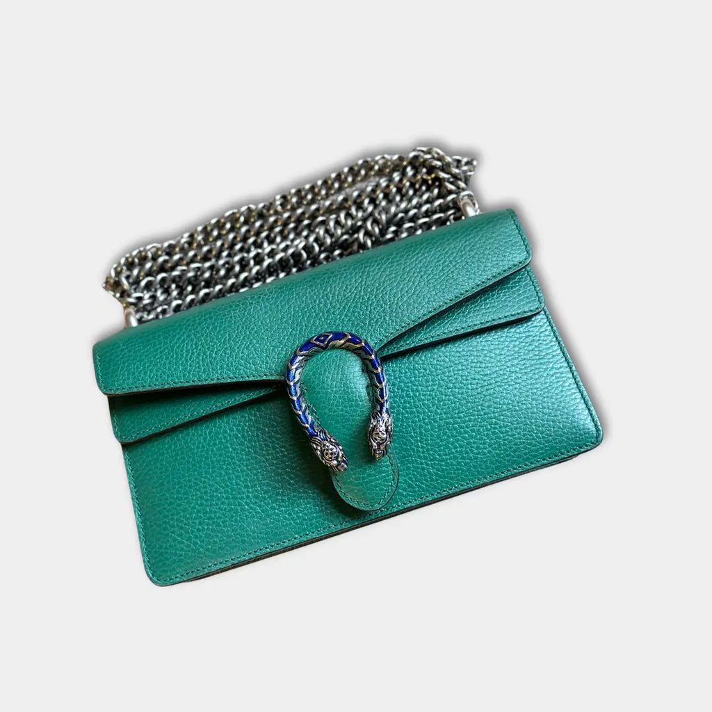 Gucci Emerald Green Small Shoulder Bag Kelly's Authentic Boutique