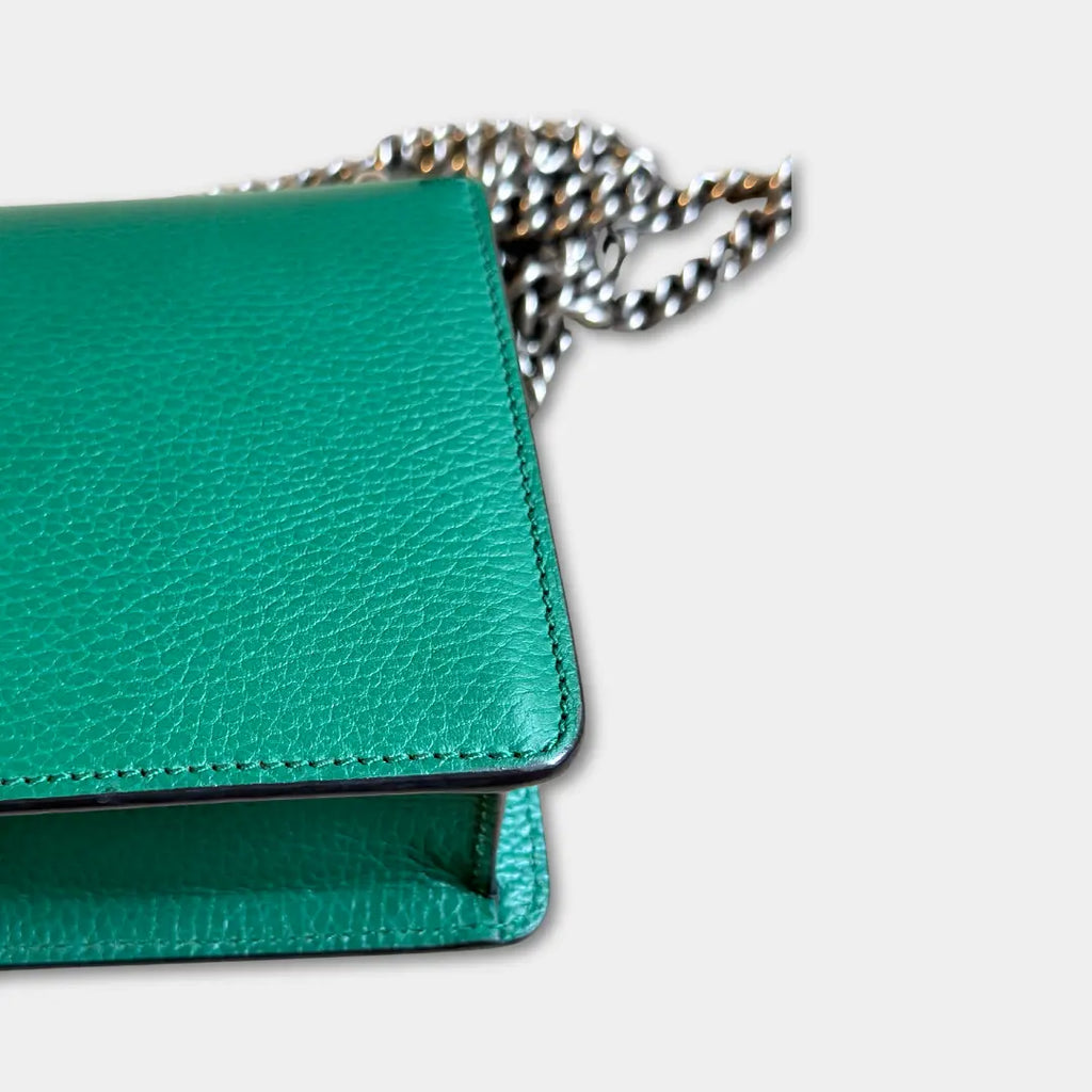 Gucci Emerald Green Small Shoulder Bag Kelly's Authentic Boutique