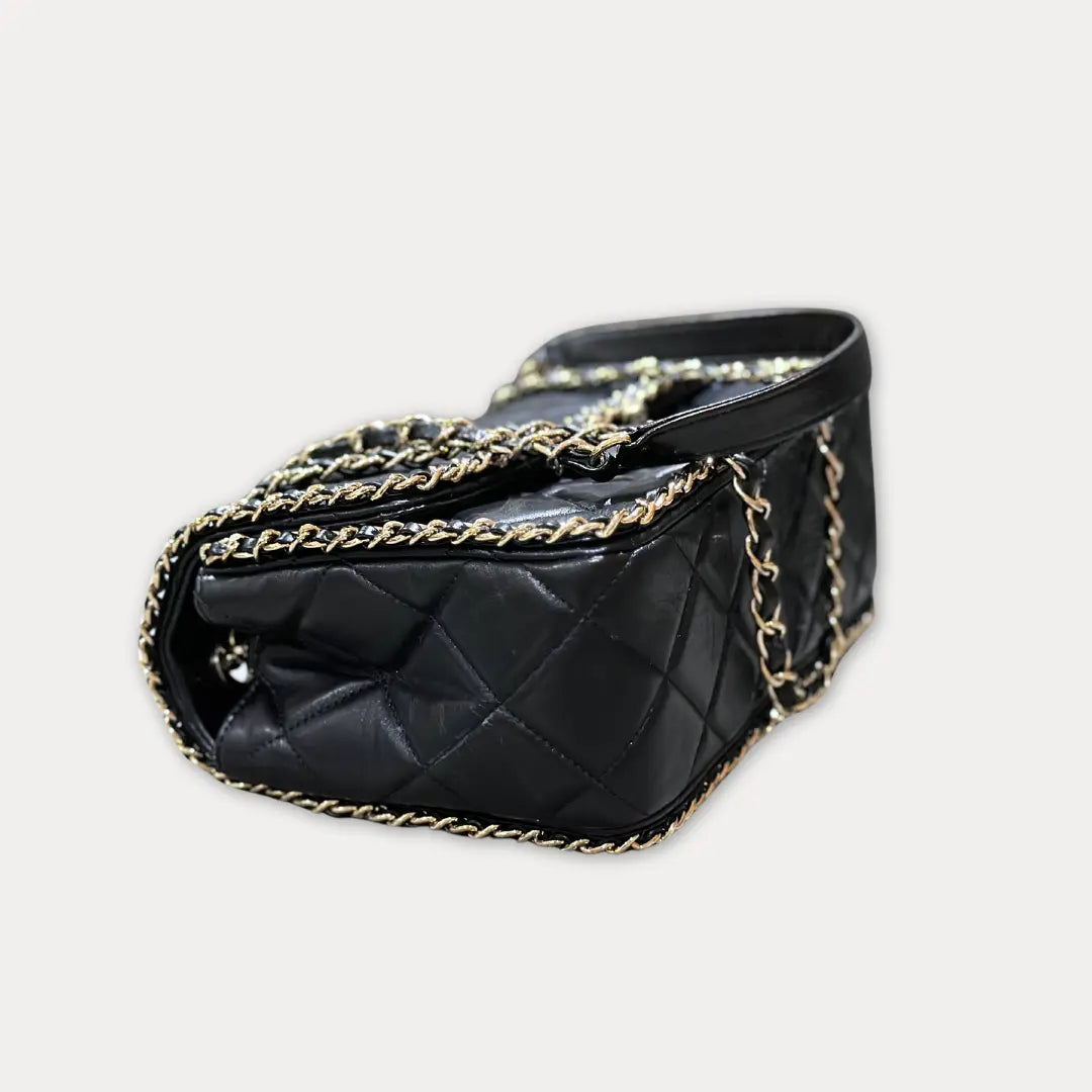Chanel Running Chain Around Lambskin Medium Flap Bag Kelly's Authentic Boutique