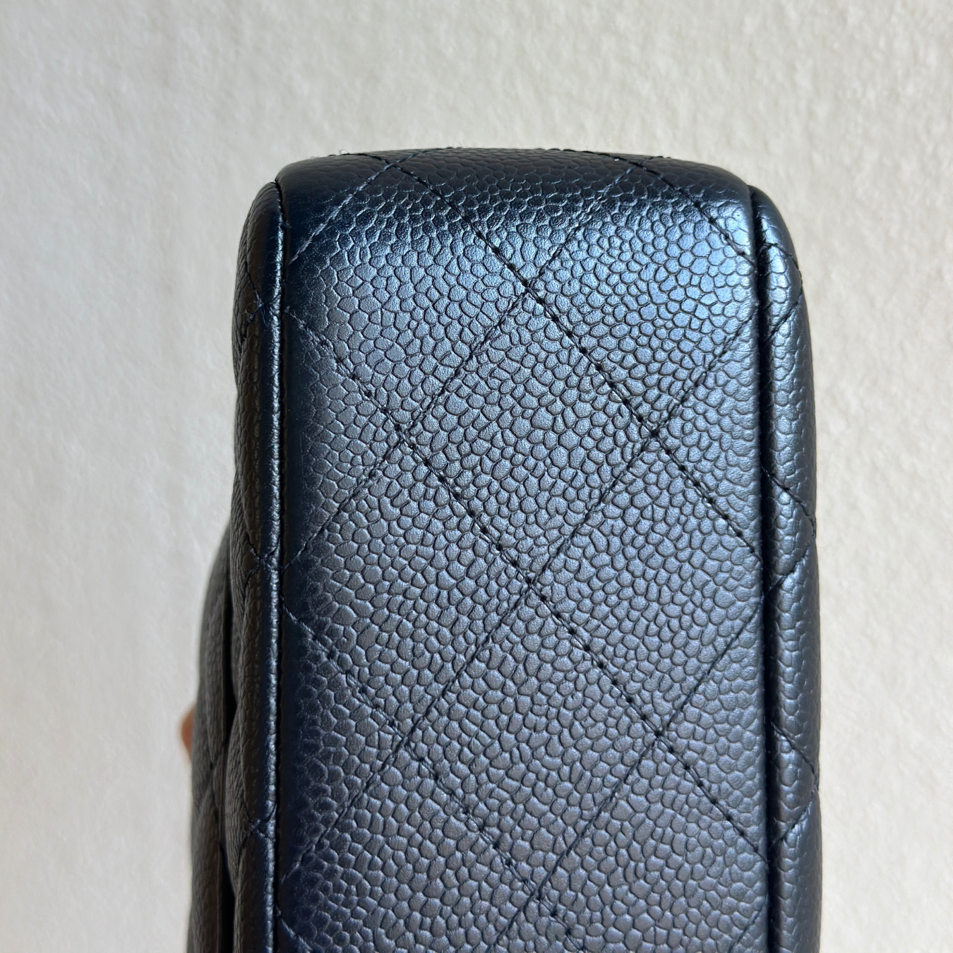 Chanel Black Caviar Medium Classic Flap with GHW Kelly's Authentic Boutique