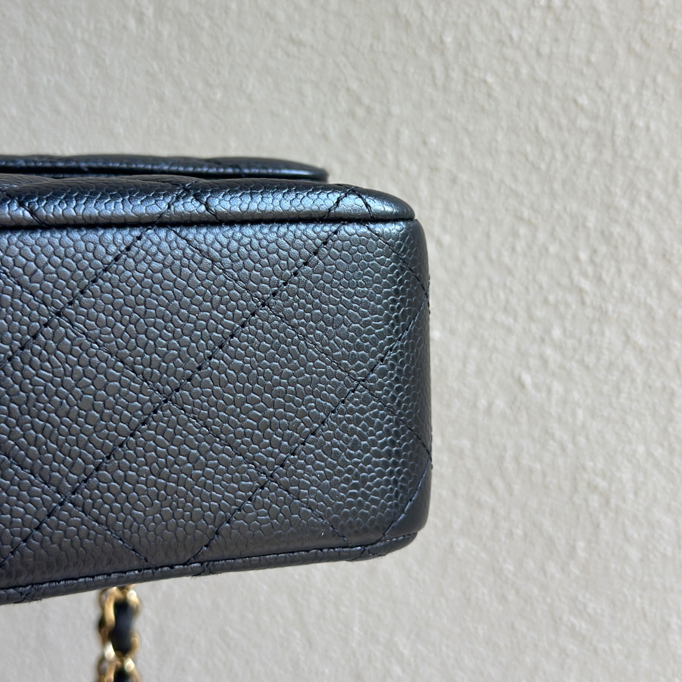 Chanel Black Caviar Medium Classic Flap with GHW Kelly's Authentic Boutique