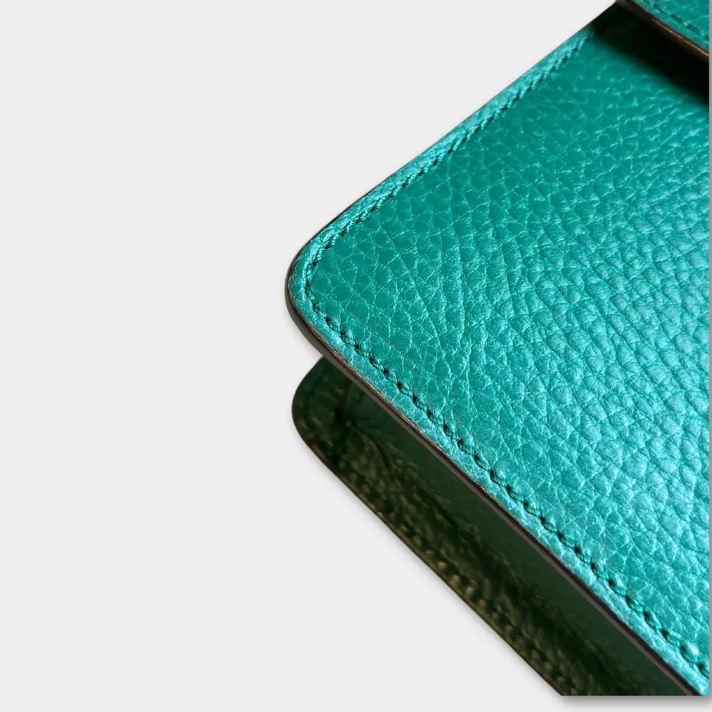 Gucci Emerald Green Small Shoulder Bag Kelly's Authentic Boutique