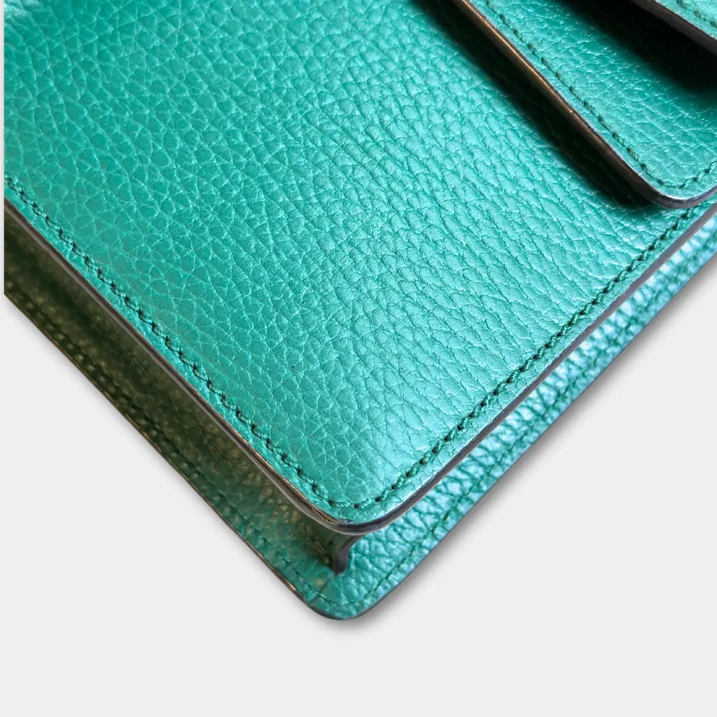 Gucci Emerald Green Small Shoulder Bag Kelly's Authentic Boutique