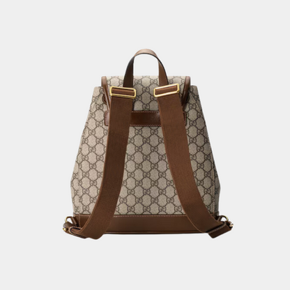 Gucci Backpack GG Supreme with Interlocking G Kelly's Authentic Boutique