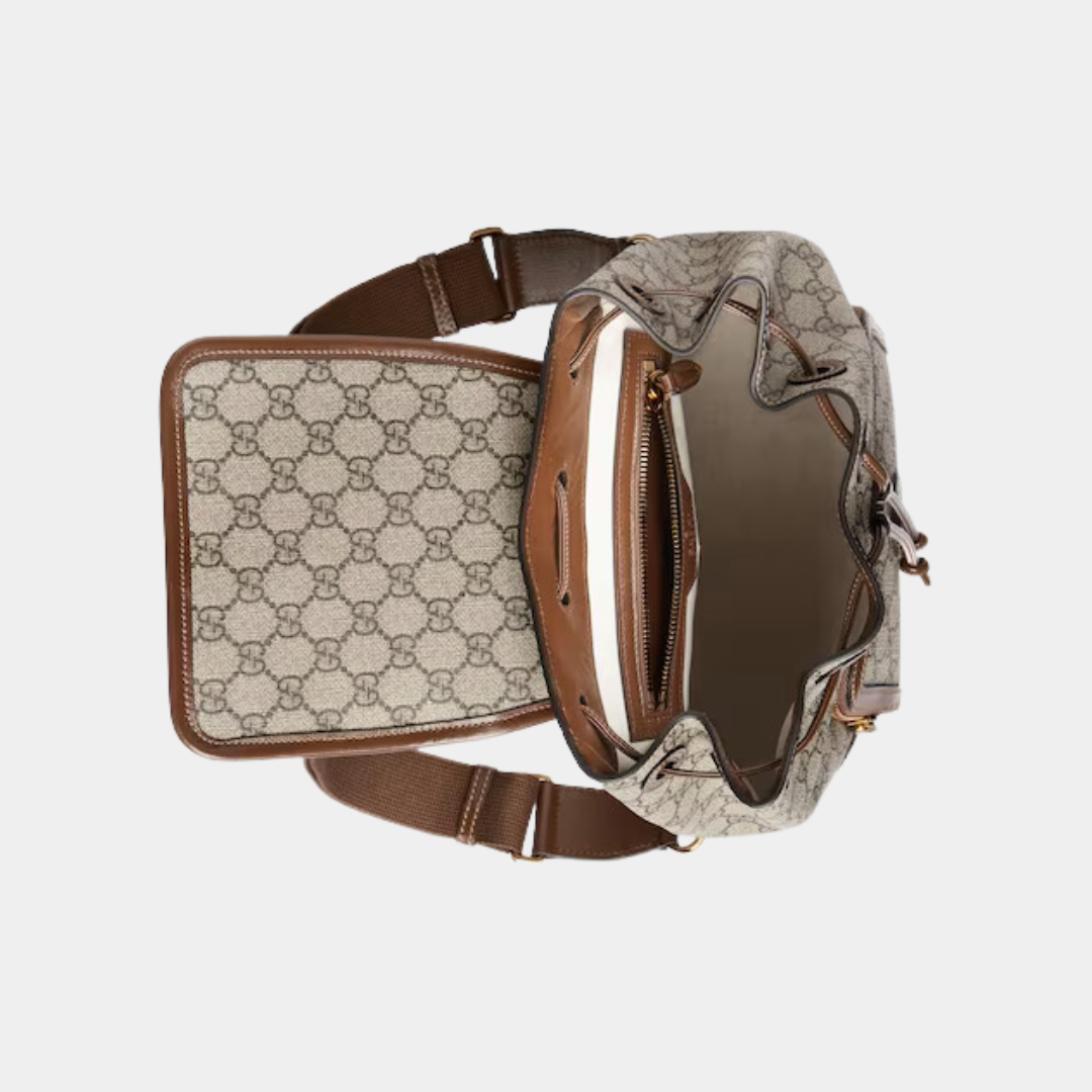 Gucci Backpack GG Supreme with Interlocking G Kelly's Authentic Boutique