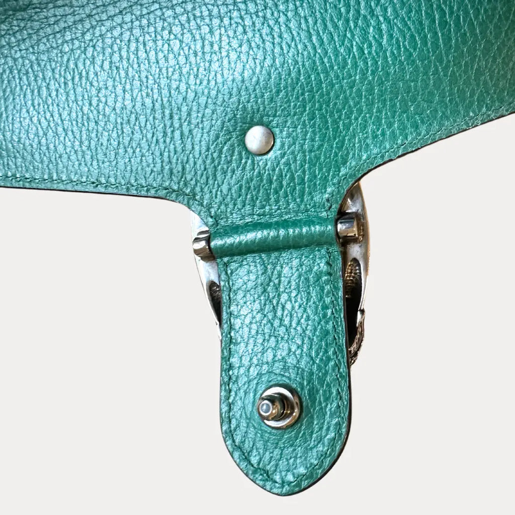 Gucci Emerald Green Small Shoulder Bag Kelly's Authentic Boutique