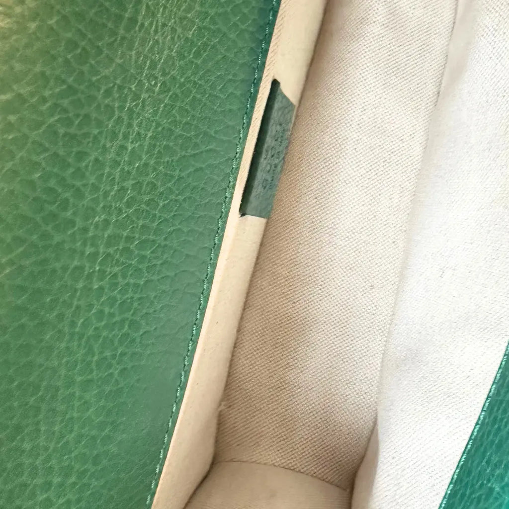 Gucci Emerald Green Small Shoulder Bag Kelly's Authentic Boutique