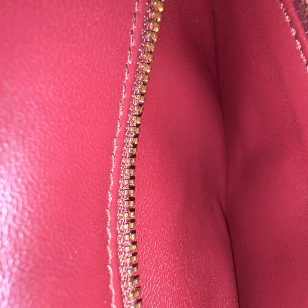 Dior Medium Calfskin Cannage Burgundy Calfskin Caro Shoulder Bag Kelly's Authentic Boutique