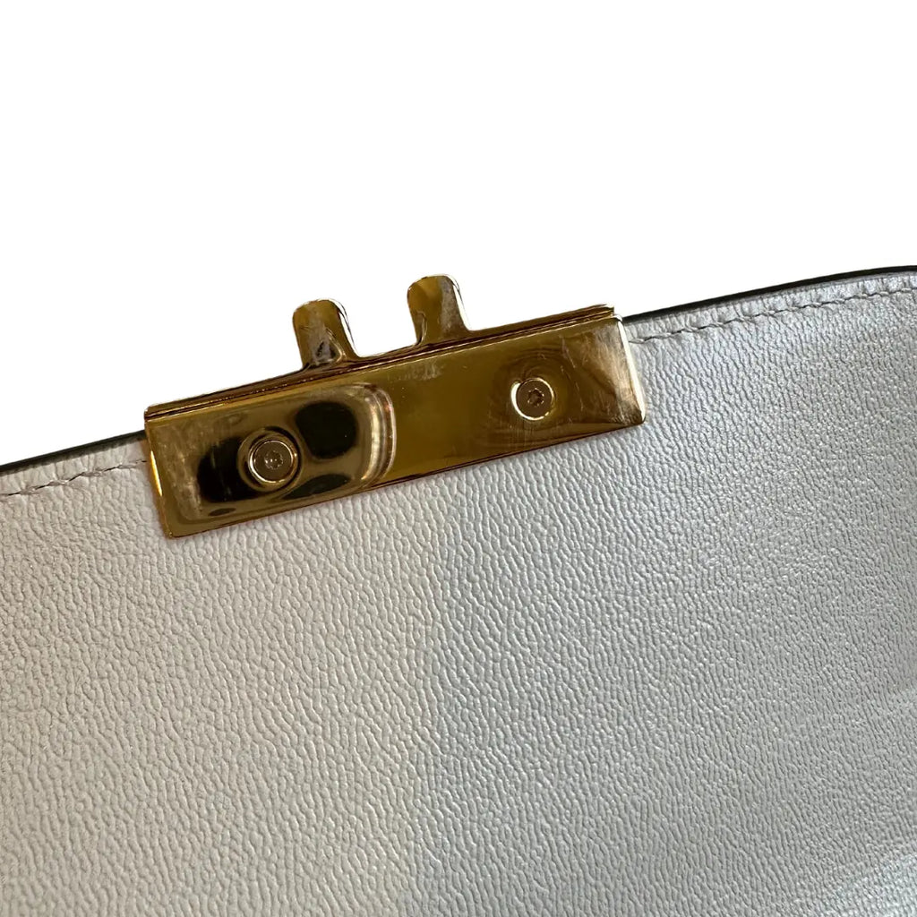 Gucci GG Supreme Canvas and Leather Padlock Shoulder Bag Kelly's Authentic Boutique