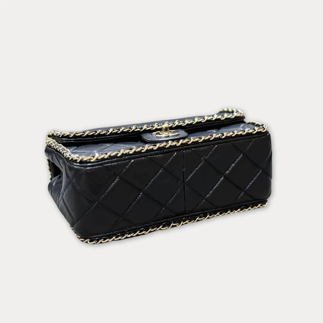 Chanel Running Chain Around Lambskin Medium Flap Bag Kelly's Authentic Boutique