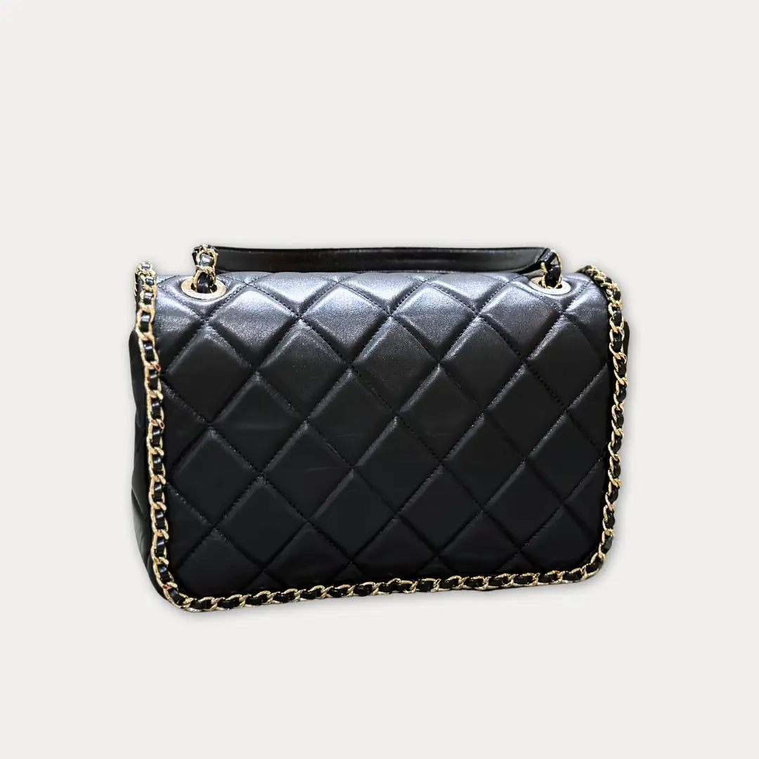Chanel Running Chain Around Lambskin Medium Flap Bag Kelly's Authentic Boutique