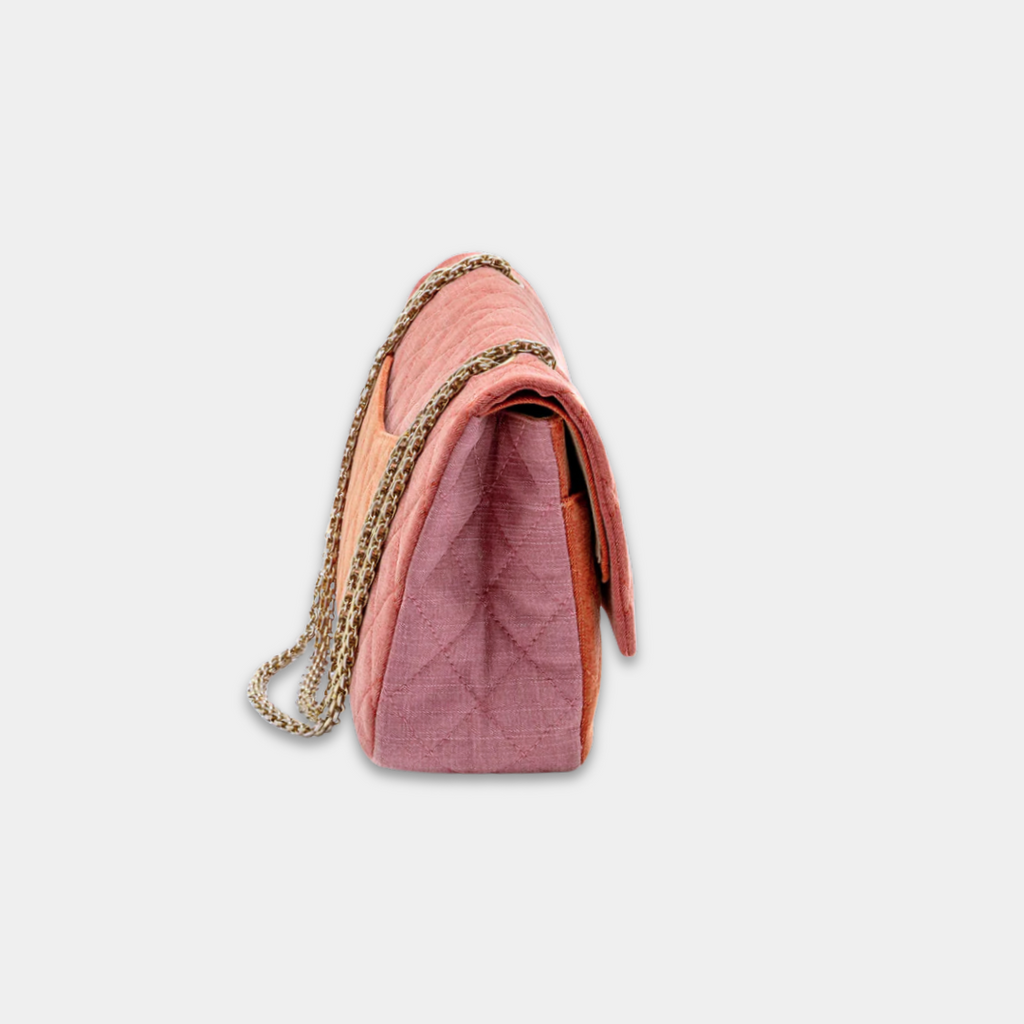 Chanel Jumbo 2.55 Reissue Double Fabric Multicolour Flap Bag Kelly's Authentic Boutique