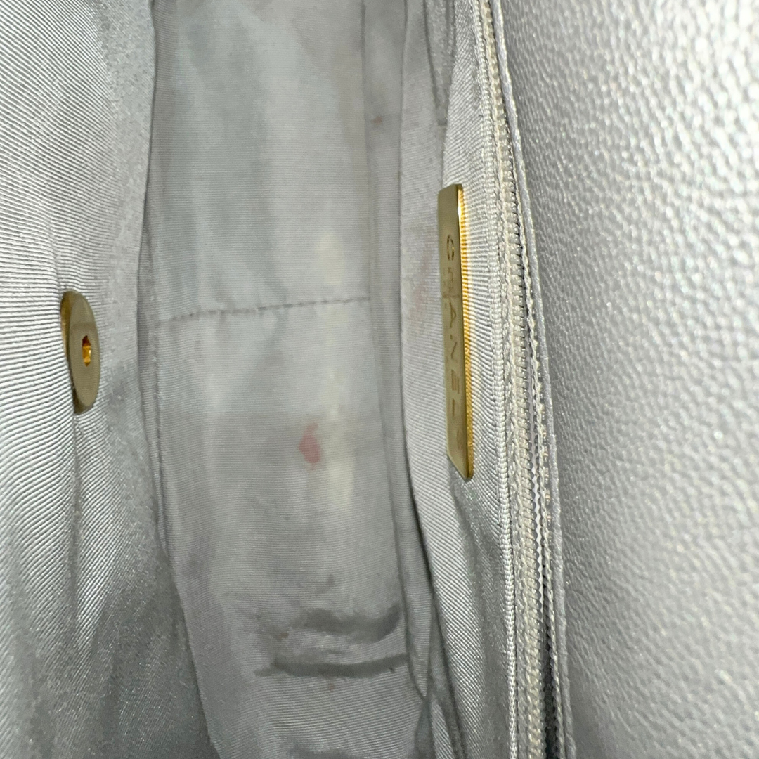 Chanel 19 Small Silver Handbag Kelly's Authentic Boutique