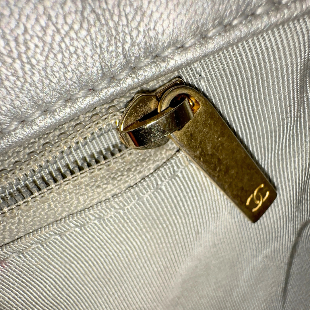 Chanel 19 Small Silver Handbag Kelly's Authentic Boutique