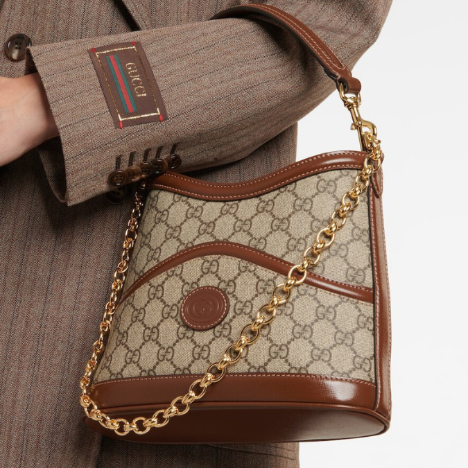 Gucci Supreme Interlock G Bucket Bag Kelly's Authentic Boutique
