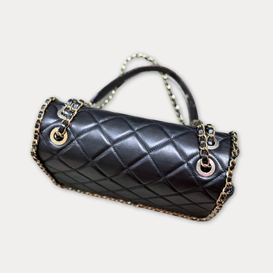 Chanel Running Chain Around Lambskin Medium Flap Bag Kelly's Authentic Boutique