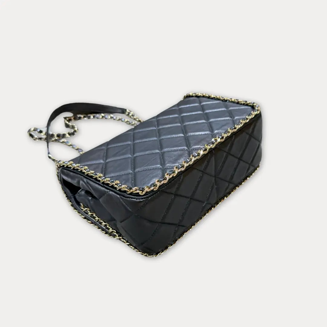 Chanel Running Chain Around Lambskin Medium Flap Bag Kelly's Authentic Boutique