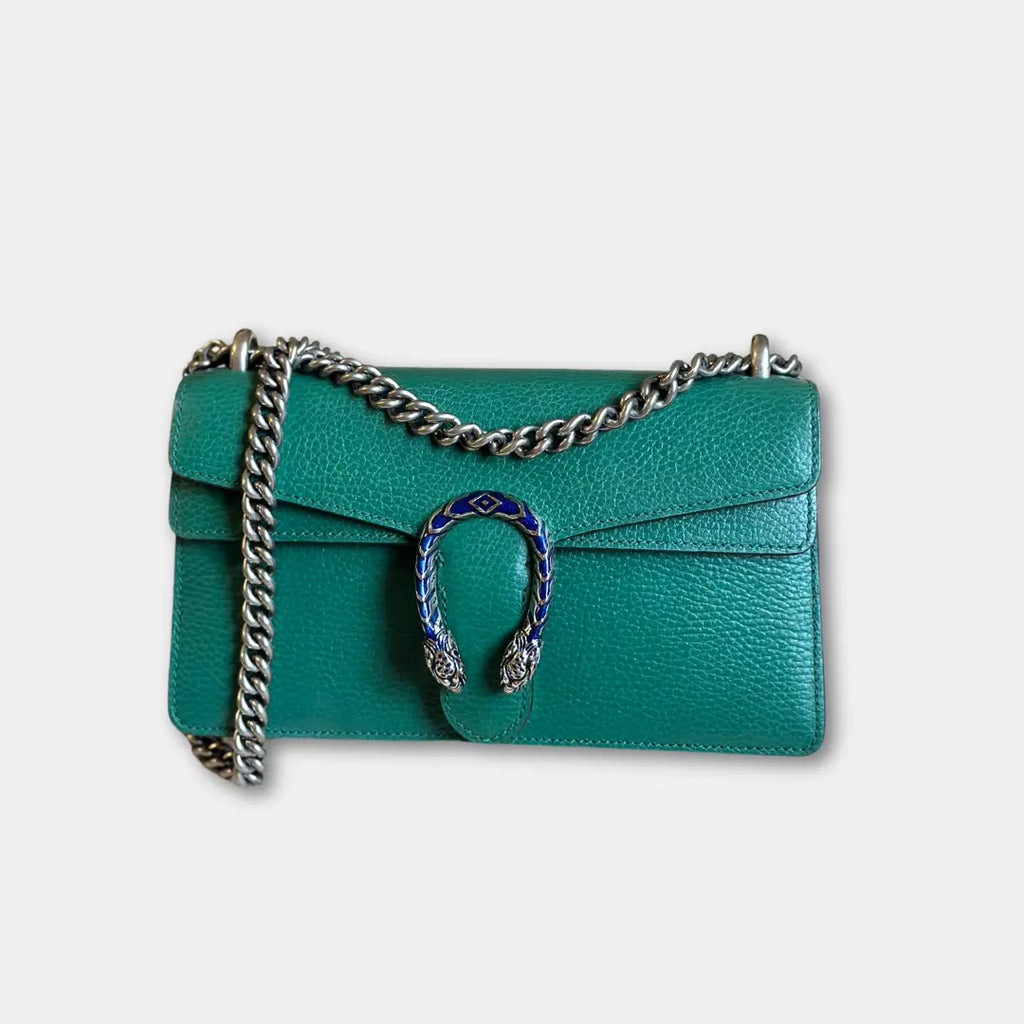 Gucci Emerald Green Small Shoulder Bag Kelly's Authentic Boutique