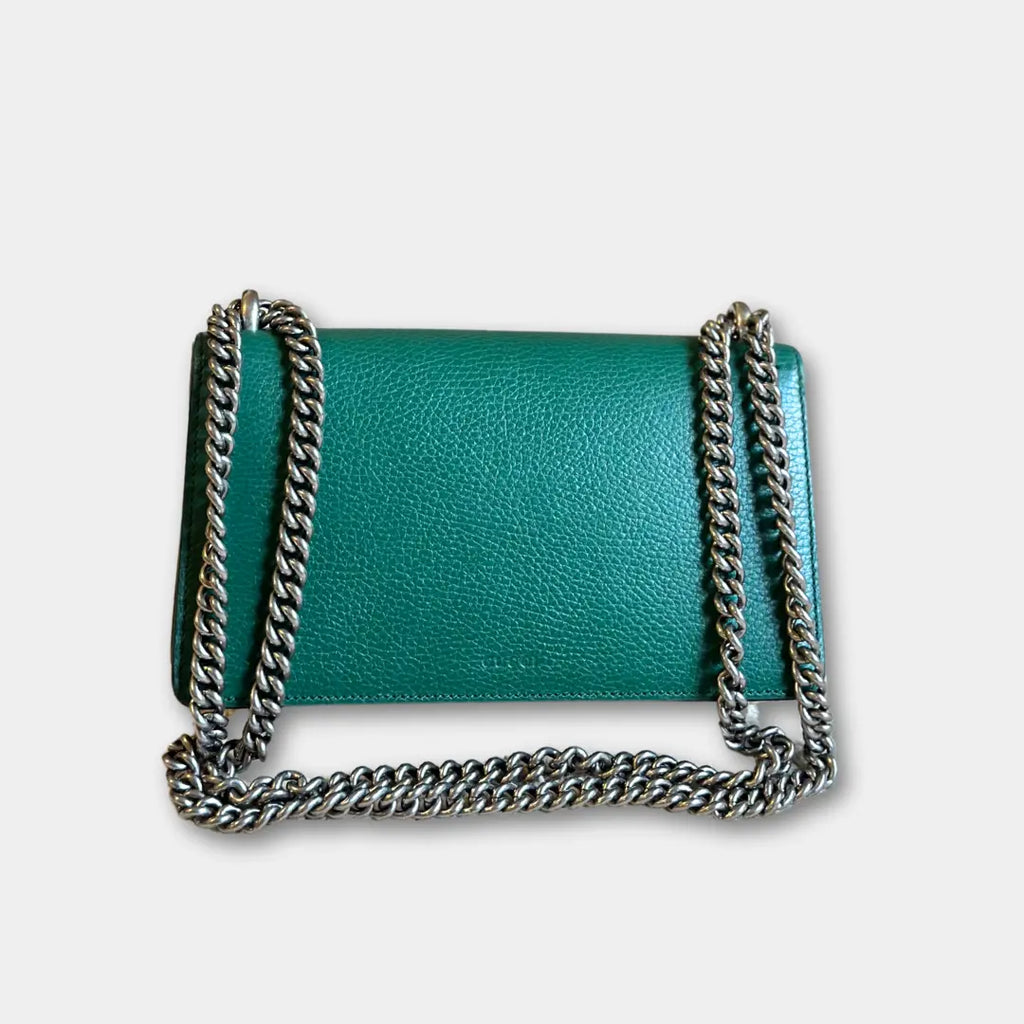 Gucci Emerald Green Small Shoulder Bag Kelly's Authentic Boutique