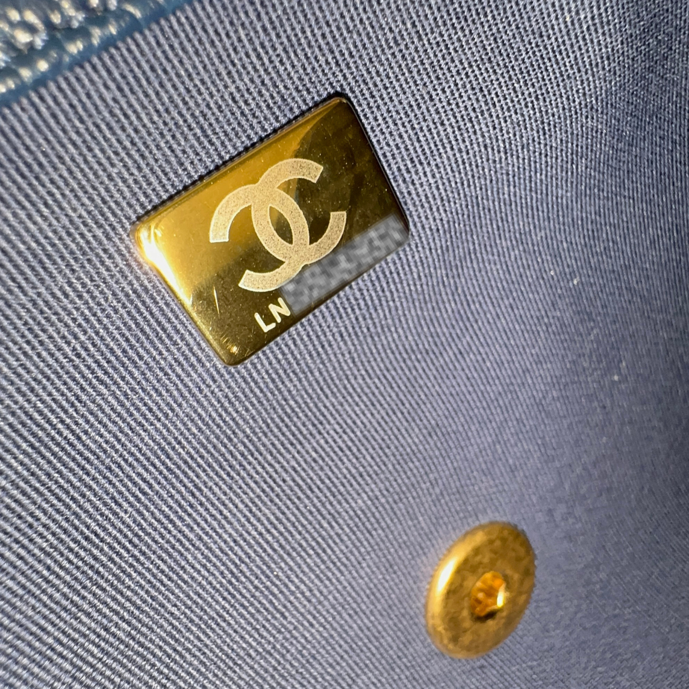 Chanel Microchipped Navy 21A Mini Rectangular Caviar Flap Bag with GHW Kelly's Authentic Boutique