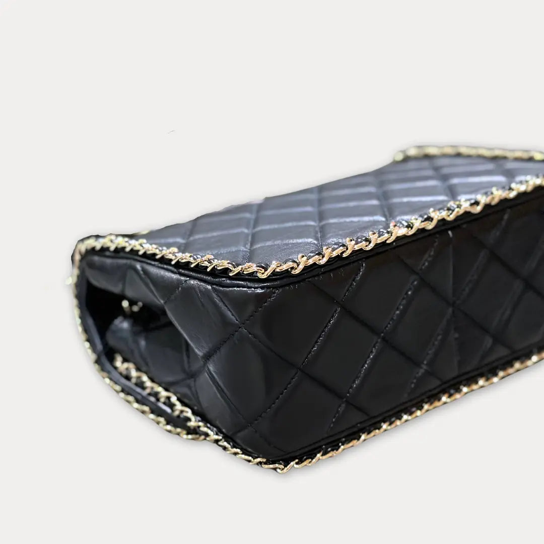 Chanel Running Chain Around Lambskin Medium Flap Bag Kelly's Authentic Boutique