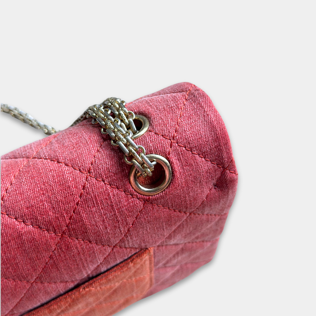 Chanel Jumbo 2.55 Reissue Double Fabric Multicolour Flap Bag Kelly's Authentic Boutique