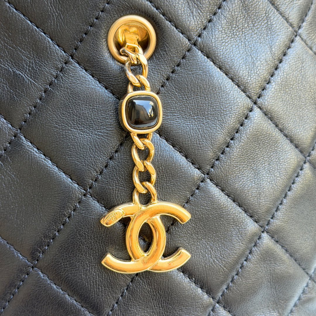 Chanel 22B Microchip Pearl Lambskin Mini Bucket Bag Kelly's Authentic Boutique