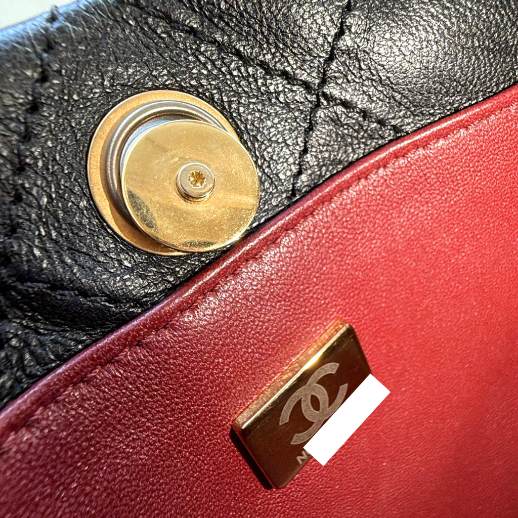 Chanel 22B Microchip Pearl Lambskin Mini Bucket Bag Kelly's Authentic Boutique