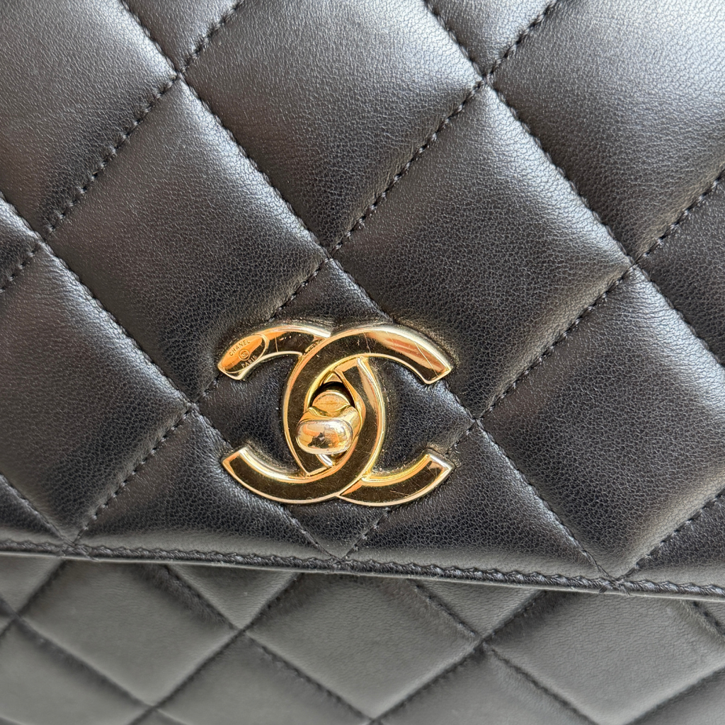 Chanel Black Small Trendy Top Handle Bag Kelly's Authentic Boutique