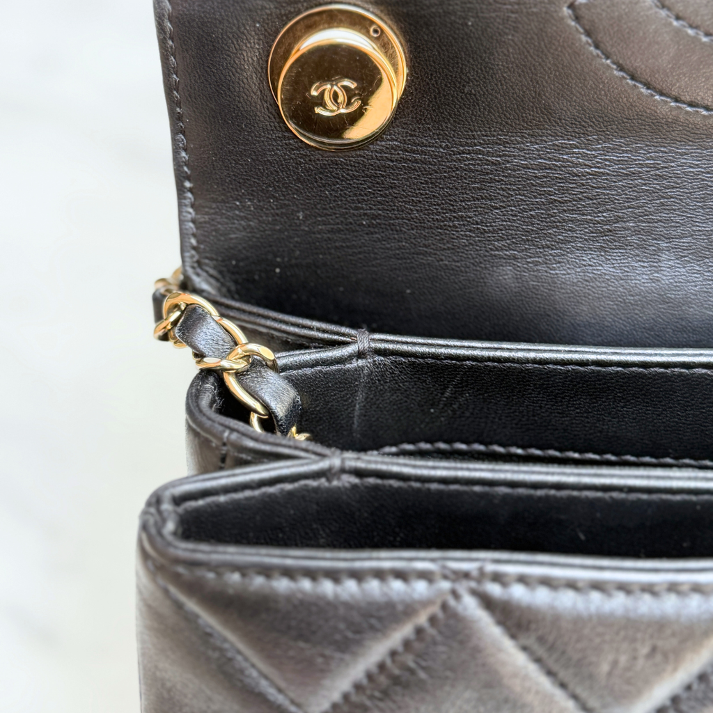 Chanel Black Small Trendy Top Handle Bag Kelly's Authentic Boutique