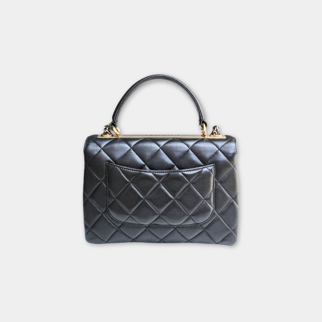 Chanel Black Small Trendy Top Handle Bag Kelly's Authentic Boutique