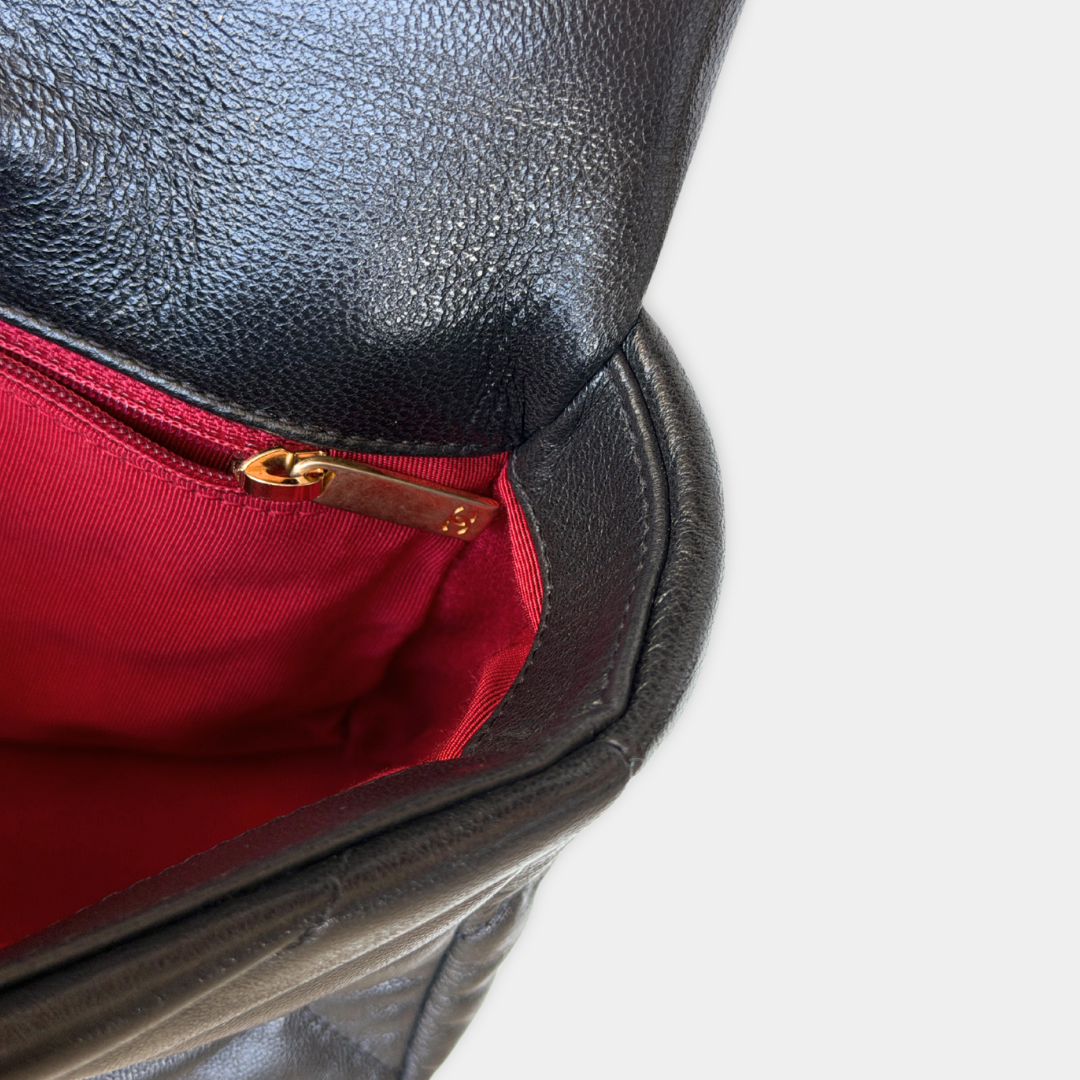 Chanel Black Small Goatskin 19 Bag Kelly's Authentic Boutique