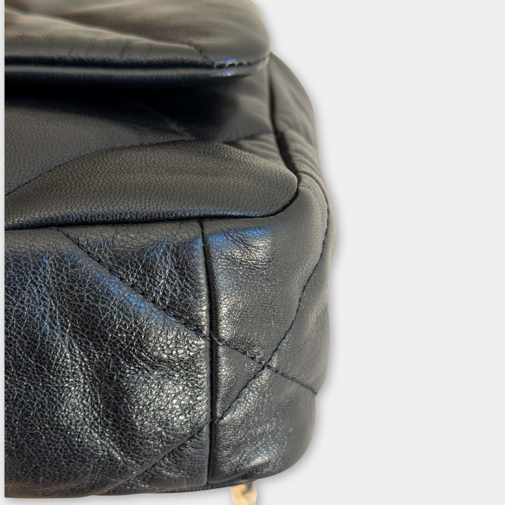 Chanel Black Small Goatskin 19 Bag Kelly's Authentic Boutique