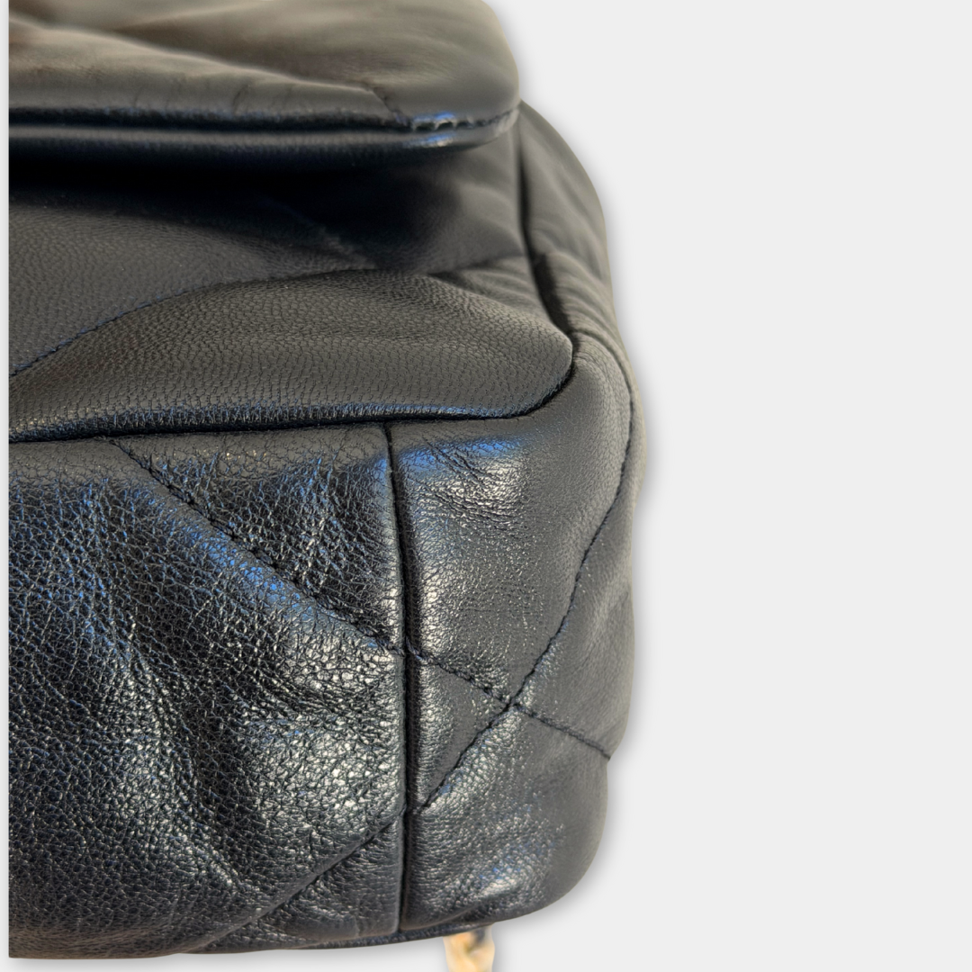 Chanel Black Small Goatskin 19 Bag Kelly's Authentic Boutique