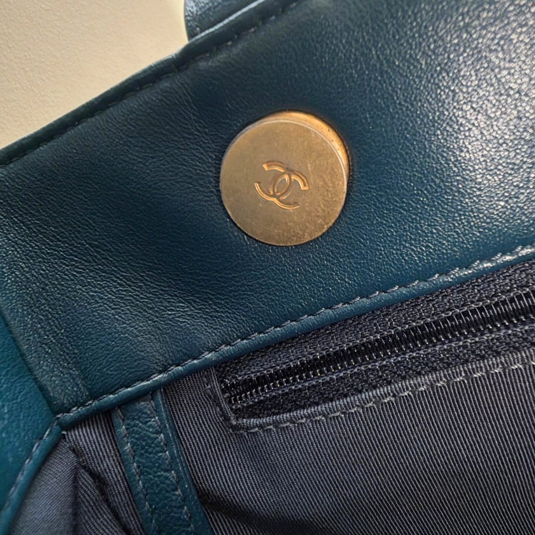 Chanel Lambskin 19 2-Way Shopping Tote Bag Kelly's Authentic Boutique