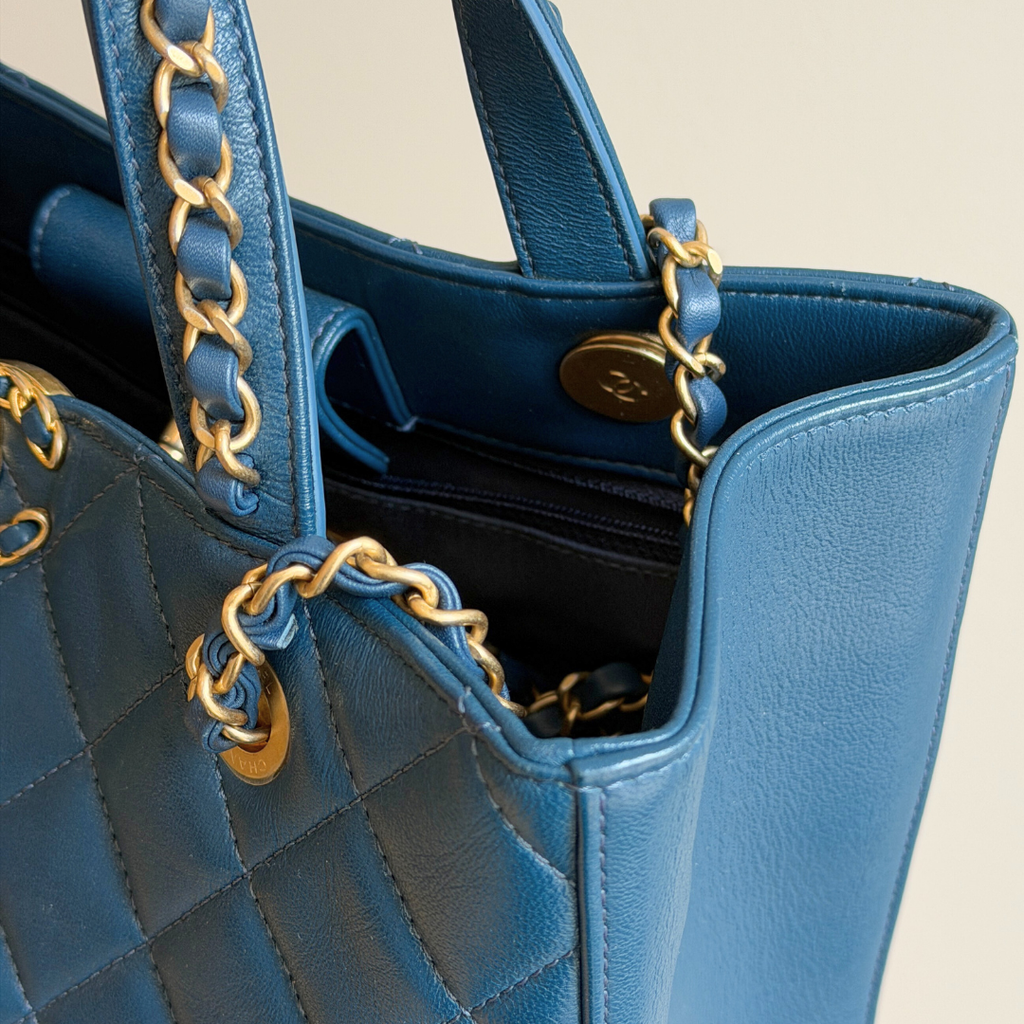 Chanel Lambskin 19 2-Way Shopping Tote Bag Kelly's Authentic Boutique