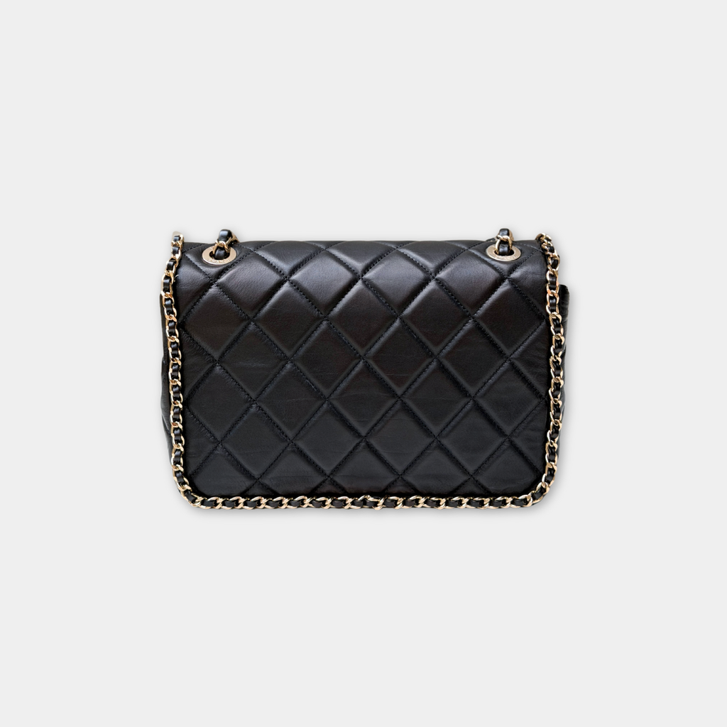 Chanel Running Chain Around Lambskin Medium Flap Bag Kelly's Authentic Boutique